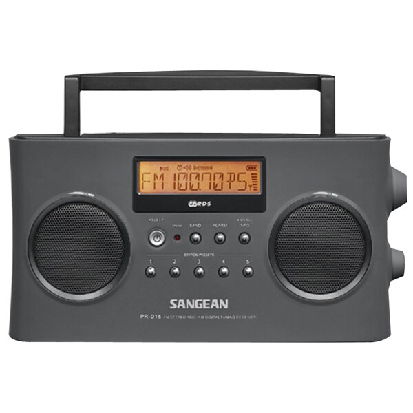 Sangean Digital Portable Stereo RDS Receiver PR-D15